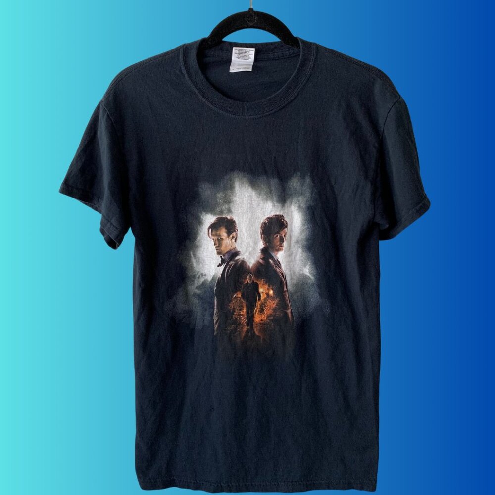 Doctor Who 50th Anniversary BBC Cinema Event T-Shirt Men’s Small Black